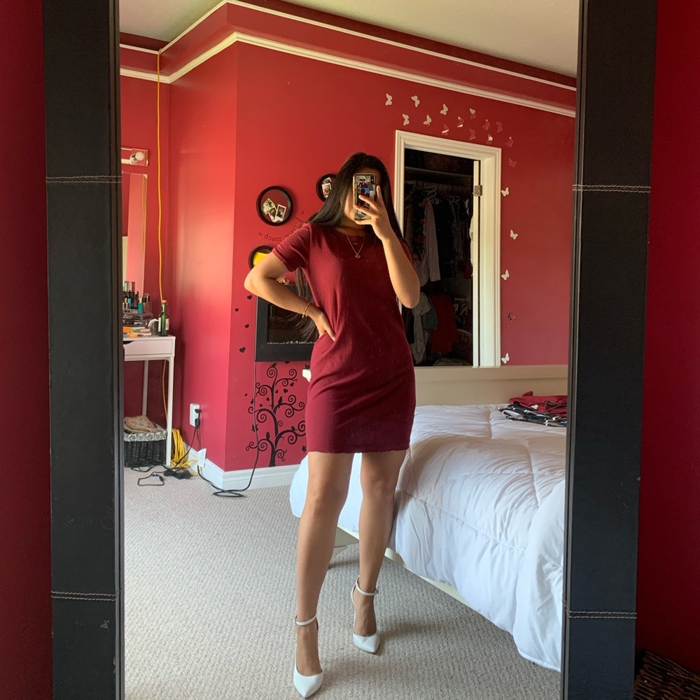✨2/$20✨ Distressed Hollister T-Shirt Dress